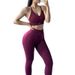 European And American High-waisted Abdominal Training Fitness Pants Women's Peach Hip-lifting Yoga Pants Tight-fitting Quick-drying Sweatpants_voghion.com