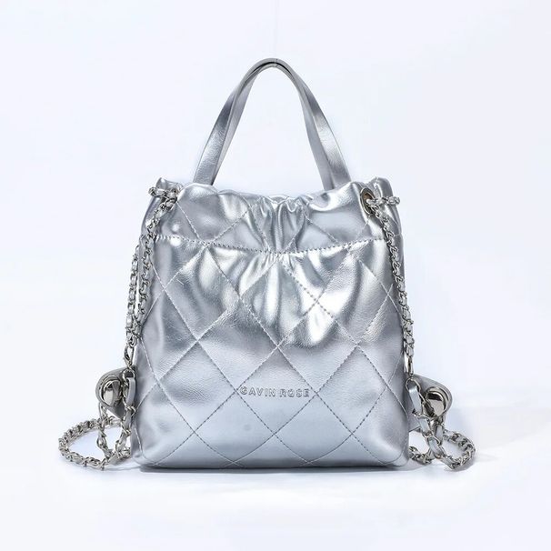 Diamond chain bag shoulder bag women's new leisure fashion trash bag handbag_voghion.com
