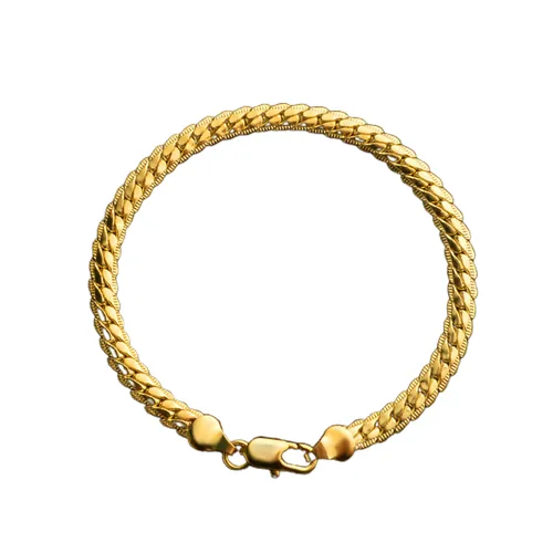 Yamaler Unisex Link Japan Korean Style Exquisite Jewelry Smooth Fashion Appearance Chain Bracelet For Dating_voghion.com