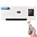 2-in-1 Mobile Air Conditioner Fan For Bathroom Home Bedroom Wall-mounted Electric Heater Warmer_voghion.com