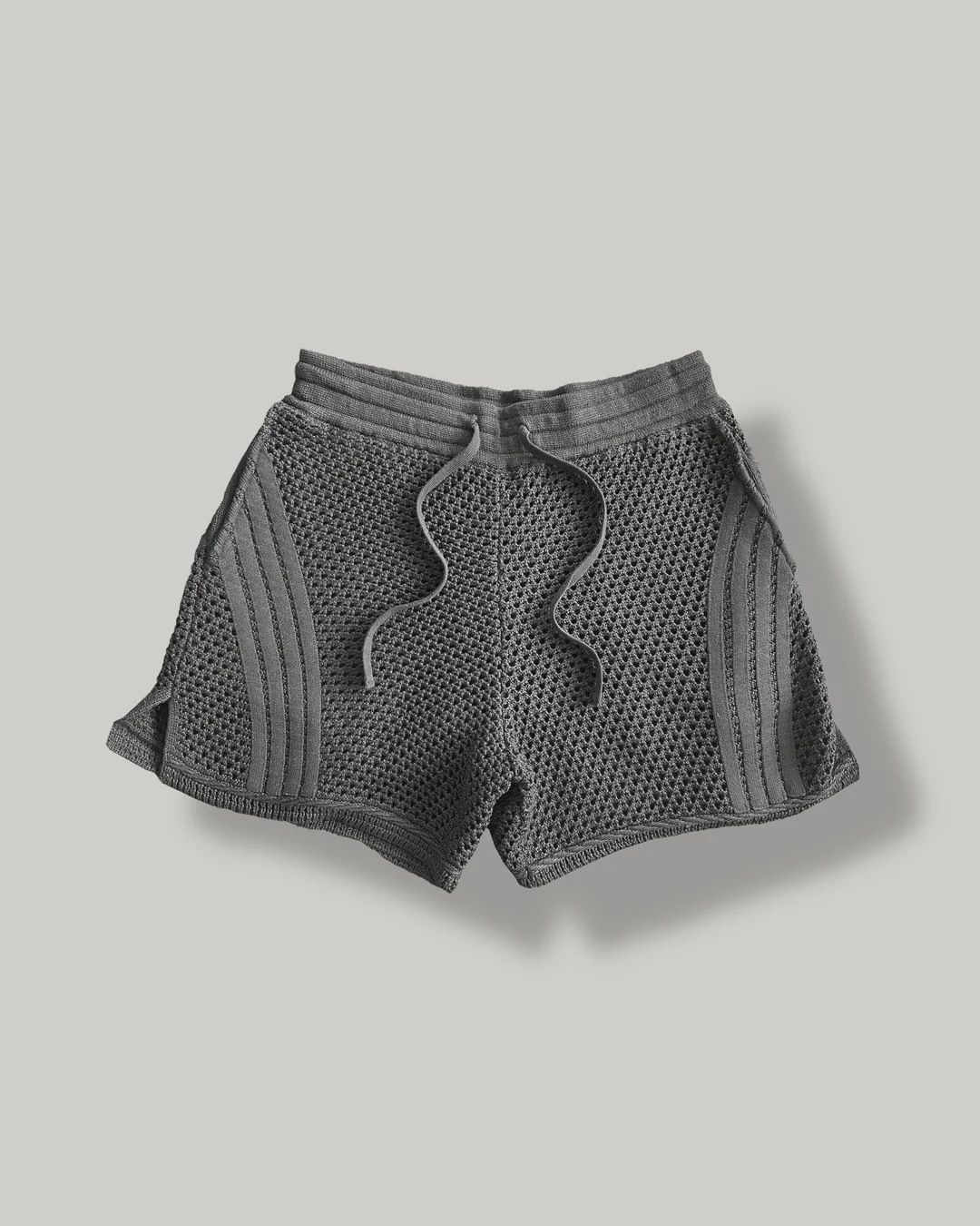 Herrenbekleidung Ins Style Fashion Pullover Pullover Home Freizeit Gestrickter Hohl Langarmpullover Shorts Anzug_voghion.com