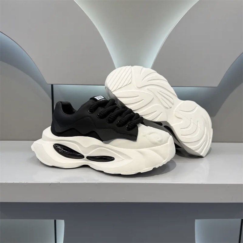 2025 Spring New Thick Sole Air Cushion Height Increasing Sports Dad Men's Comfortable Casual Trendy Shoes_voghion.com