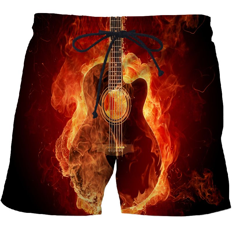 Sommer-Strandshorts für Herren, Schwimmsporthose, Eule, 3D-Druck, Galaxy Surf, atmungsaktive Herren-Surfboard-Bademode_voghion.com