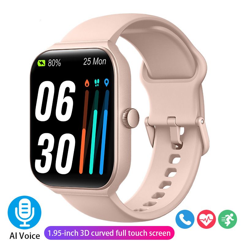 IDW16 Bluetooth call sports health heart rate blood oxygen monitoring smart watch voice assistant_voghion.com