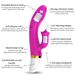 Clitoris Vibrating Oral Massager Tongue Licking Rabbit Vibrators For Women USB Charge Double Motor Vibrato_voghion.com