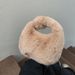 Women's Fashion Fluffy Handbag - Soft Shell Crossbody Bag With Zipper Closure Stylish Versatile For Daily Use Light Luxury Design Versatile Plush Bags_voghion.com