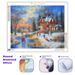 PhotoCustom 5d Diy Diamond Painting Beautiful Christmas Snow Scenery Diamond Embroidery Mosaic Home Wall Art Decor_voghion.com