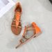 New Summer Bohemian Ethnic Style Dazzling Patchwork Roman Women's Plus-size Flat Sandals_voghion.com