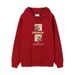 Special 2024 Of The Dragon Zodiac Year Clothing Couple Outfit Red Hooded Sweatshirt Autumn Winter High-end Feel 12_voghion.com