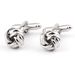 Gemelli da uomo in metallo a forma di torsione con bottone per camicia francese Gemelli Gemelli_voghion.com