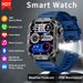 Smartwatch For Men & Teens - 21-Day Battery, Bluetooth Calls, Touchscreen, Heart Rate Monitor, Waterproof Fiess Tracker_voghion.com