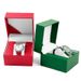 Uhrenbox, Pu-Leder, Litschi-Maserung, rechtwinklige Uhrenbox, modische Uhrenbox, grüne Uhrenbox, große Uhrenaufbewahrungsbox_voghion.com