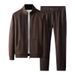 Premium Stretch Jacket & Pants Set For Men – Autumn/Winter Light Luxury Two-Piece (2 Classic Colors, 6 Size Options)_voghion.com