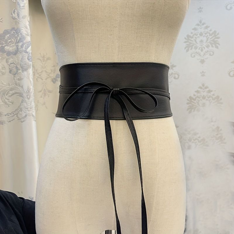 New Cross-border Women's Waistband With High-end Feel, Wide Waistband, European And American Versatile Waist Cinching,_voghion.com