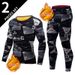 Übersee-Plattform Sondercode Herbst Winter Herren verdickte Thermo-Unterwäsche Set Modedruck_voghion.com