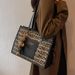 Women's Large Capacity Autumn Winter New 2023 Shoulder High-Quality Niche Commuter Tote Bag_voghion.com
