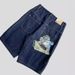 Summer thin and slightly elastic denim shorts, men's straight tube loose casual capris, trendy shorts_voghion.com