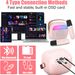 Children's Karaoke Machine With 2 Wireless Microphones, Portable Bluetooth KTV System, Speaker With Voice Changing Effects & LED Lights_voghion.com