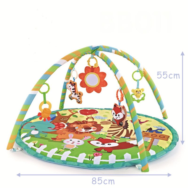 Baby Fitness Frame Crawling Blanket Play Mat Fence Crawling Mat With Cloth Book Infant Rug Enlightenment Toys Game Mat G_voghion.com