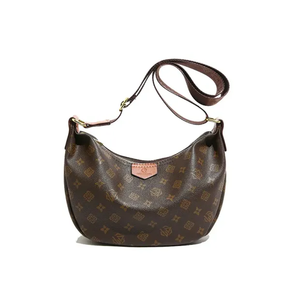 Borse di lusso firmate per donna, nuovo modello stampato, borsa a tracolla singola classica alla moda, borsa hobo da donna con tracolla diagonale incrociata_voghion.com
