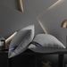 Premium Hotel Collection Pillow Set - 48x74cm Supportive Fiberfill Pillow With Pillowcase - Multiple Heights & Colors_voghion.com