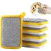 Spülschwamm, 5er-Pack, wiederverwendbar, saugfähig, doppelseitig, für Pfanne und Spülmaschine_voghion.com