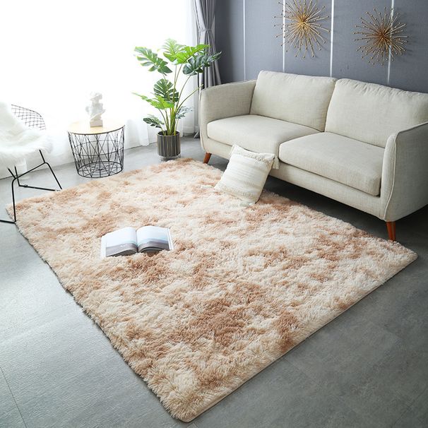 Nordic Ins Gradient Color Tie Dyed Plush Carpet Simple Living Room Carpet Home Bedroom Full Cover Bedside Floor Mat_voghion.com