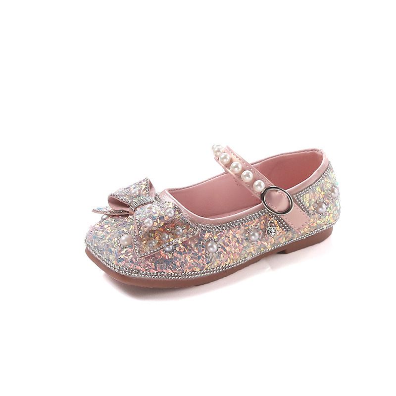 Chaussures en cuir pour filles, chaussures de danse, boucle, nœud, simples, pour étudiantes, moyennes et grandes, chaussures pour enfants, polyvalentes et tendance_voghion.com