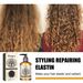 Hair Curling Cream Styling Sculpting Frizzy Wavy Boost Elastin Volumizing Fluffy Thickening Nourishing Enhance Hair Define Cream_voghion.com