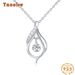 Tancise Collana con pendente romantico classico in argento sterling S925 Collana versatile da donna con temperamento di un carato_voghion.com