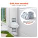 4' To 4.5' Radon Mitigation Fan System Quiet 190 CFM Inline Duct Fan Waterproof_voghion.com