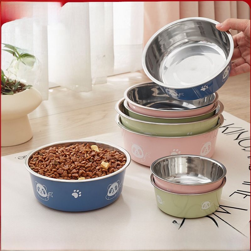 Durable Stainless Steel Pet Bowl for Dogs and Cats_voghion.com