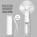 Internet Celebrity 3-in-1 Portable Folding Mini Power Bank Handheld Silent Small Fan USB Port_voghion.com