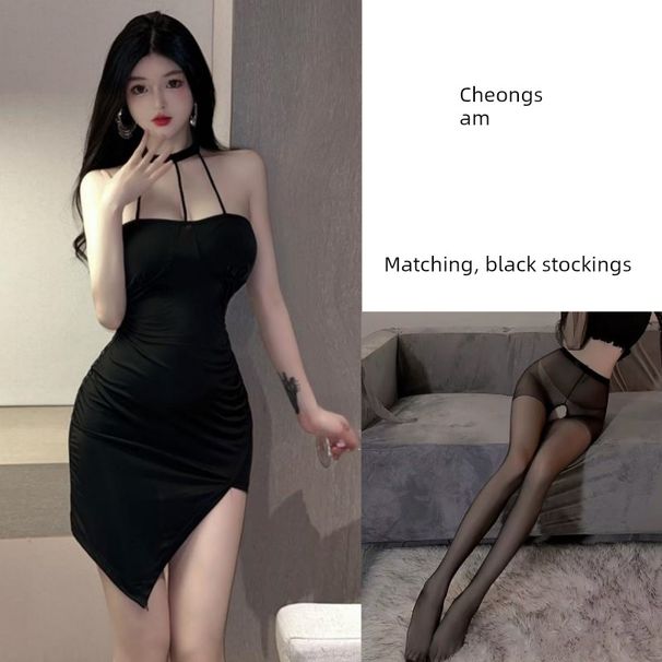 Sexy Unterwäsche Cheongsam Verführung Pamas Flirten Hot Bed Free Uniform Anzug Passion Midnight Charm_voghion.com