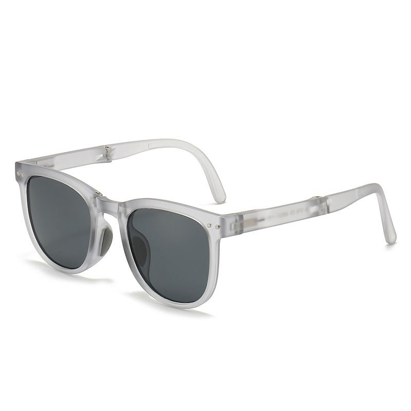 New Folding Polarizing Mirror Children's Large Box Student Sunglasses 9-079_voghion.com