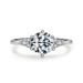 Tancise Classic Zircon Bague en argent pour femme Bijoux Promesse de mariage Cadeau de fête_voghion.com