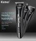 KM-1506 Multifunktionaler, USB-wiederaufladbarer elektrischer Bartrasierer/Haarschneider Keme_voghion.com