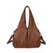 New Versatile Oil Wax Leather Large Capacity Tote High-end Shoulder Underarm Commuter Crossbody Bag_voghion.com