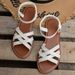 Große Größe Sommerschuhe Mode Flache Schuhe Sandalen Schuhe Strandschuhe Damenschuhe_voghion.com