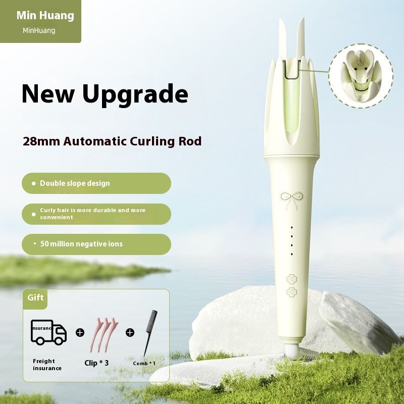 New stick rotating electric automatic curling big wave curler, hairdressing machine, lazy curler_voghion.com