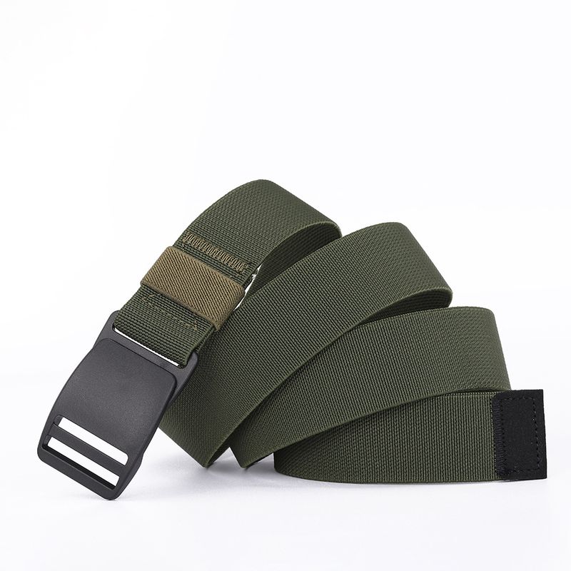 Woven Elastic Belts For Men & Women - Korean Style Pin Buckle, Casual & Versatile​_voghion.com