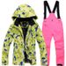 Winter-Skianzug-Set für Kinder – Wasserdichte Schneejacke und -hose für Jungen und Mädchen, wärmeisoliert für Outdoor-Aktivitäten_voghion.com