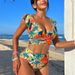 Women's Clothing Two Piece Swimsuit Women Sexy Ruffled Backless Bikini_voghion.com