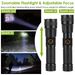 Tactical LED Flashlight Zoomable Rechargeable Search Light Torch_voghion.com