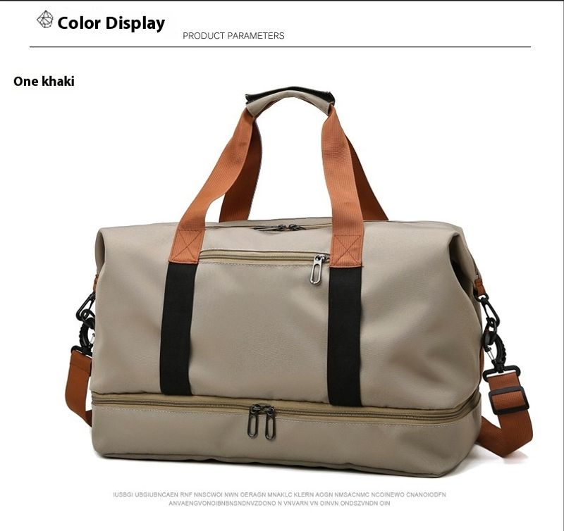 New yoga fitness with dry wet separation, large capacity men's and women's leisure travel bag, one shoulder crossbody_voghion.com