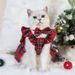 Vestiti per cani e gatti, abiti natalizi a quadri_voghion.com