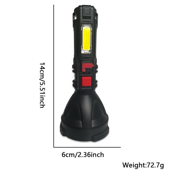 LED-lataus kannettava COB camping kalastuspuolen oding monikäyttöinen suuri valokuppi taskulamppu_voghion.com