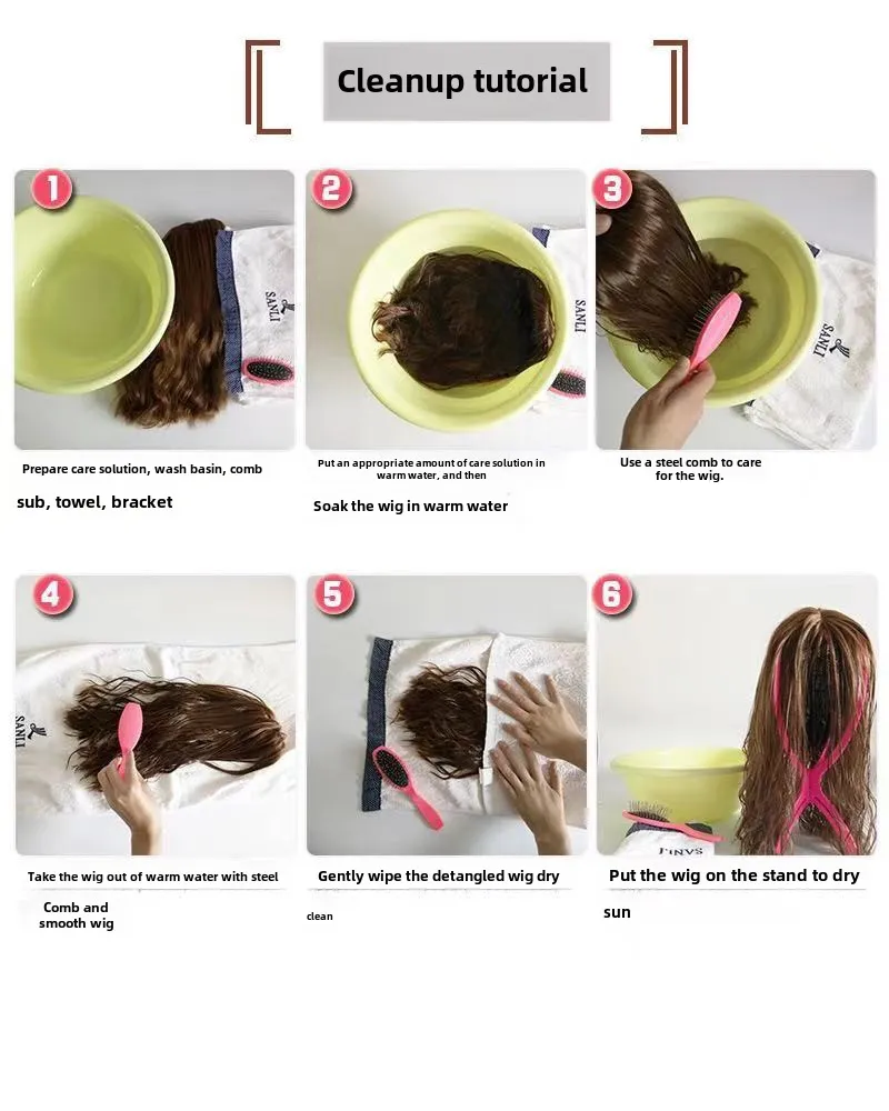 Perruque sirène rouge femme longue perruque rouleau lancé costume comique_voghion.com