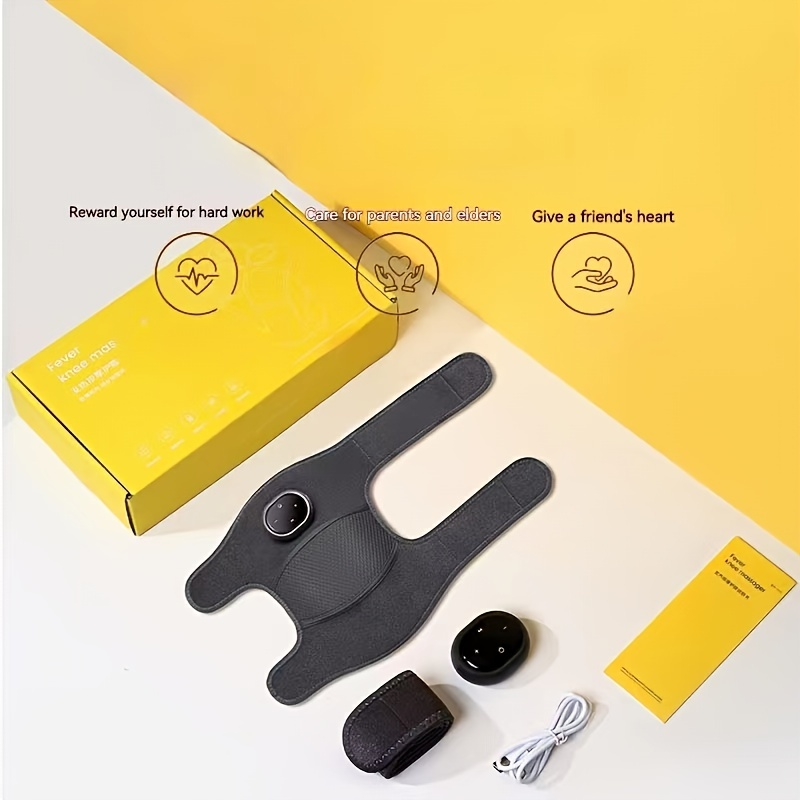 1PC Heated Knee Massager Shoulder Brace, 3-In-1 Heated Knee Elbow Shoulder Brace Wrap, Adjustable Heating Modes, Heating Pad For Knee Elbow Shoulder R_voghion.com