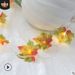 10 LED Maple Leaf String Lights - Battery Operated Decorative Fairy Lights For Wedding, Thanksgiving, Party & Home Decor (1.5m, 10 Lights, Sunset Red)_voghion.com